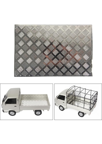 2x Anti-Skid Plaka Rc Model Araba Yükseltme Parçası 1/10 Wpl D12 Rc Araba Için (Yurt Dışından) modelleri