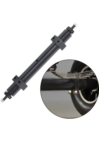 Metal Arka Tekerlek Aks 1/14 Rc Römork Parçaları Için Uygun 120MM (Yurt Dışından) modelleri