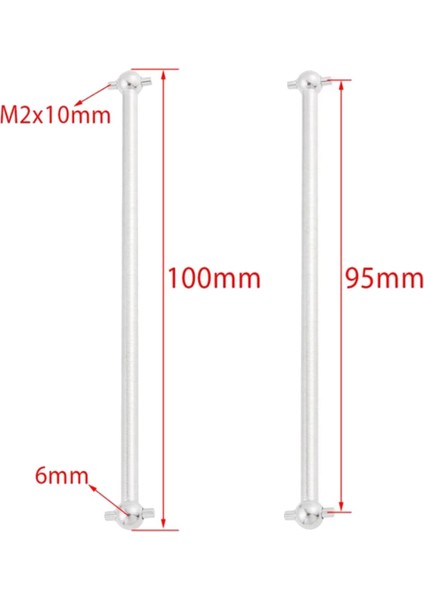 Hsp 94122 Için Dogbone Drive Mil 94122 1/10 Off Road Rc Araba Yarışı Araba 100MM (Yurt Dışından) indirimleri