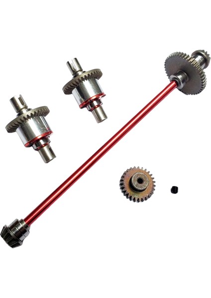 Wltoys Için Azaltma Dişli Merkezi Axle Drive Mili 1/12 124018 Yedek Yükseltme 1:14 Set (Yurt Dışından)