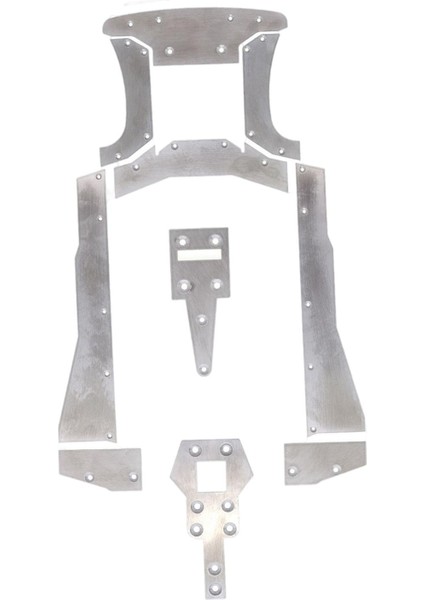 Arrma Için Rc Yükseltme Metal Kiti 1/7 Felony Infraksiyon Sınırsız Araba Kamyon Şasi Koruyucu (Yurt Dışından) modelleri