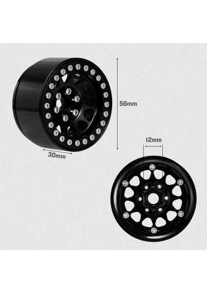 4.9 "tekerlekler Eksenel SCX10 Iı Için Ayarlanmış Jantlar 90046 Hpı Hsp Rc Arabası (Yurt Dışından) modelleri
