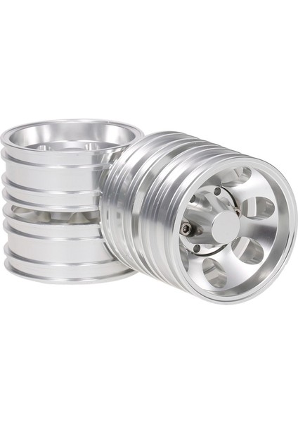 2x Arka Tekerlek Jantlar Hubs Yedek 1/14 Tamiya Traktör Kamyon Aksesuarları Için 7 Delik Gümüş (Yurt Dışından) indirimleri