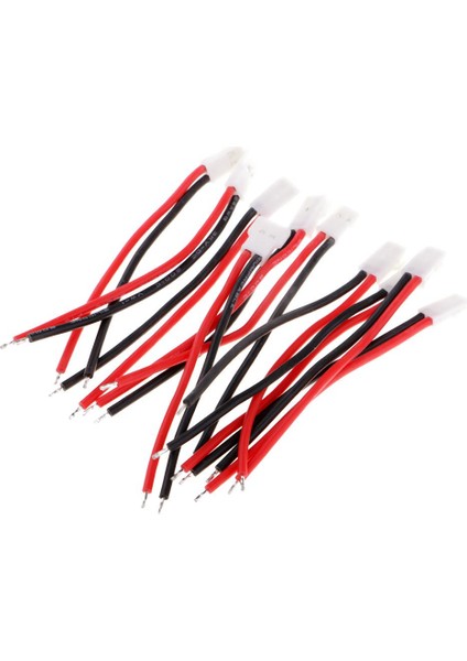 10X Kadın Fiş Pil Şarj Adaptörü Kablo Tel 3.7 V Lityum Pil 6 cm (Yurt Dışından)