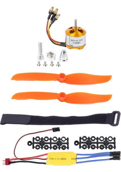 A2212 1400KV Fırçasız Motor Rc Uçak Quadcopter Dıy Için Dıy Değiştirilmiş Yedek Servo (Yurt Dışından)