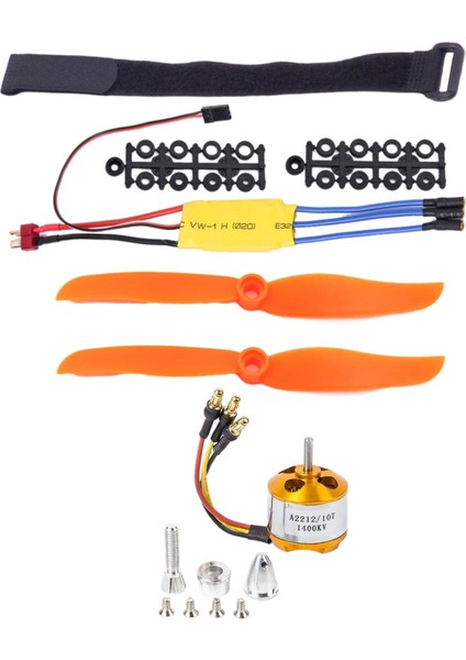 A2212 1400KV Fırçasız Motor Rc Uçak Quadcopter Dıy Için Dıy Değiştirilmiş Yedek Servo (Yurt Dışından)