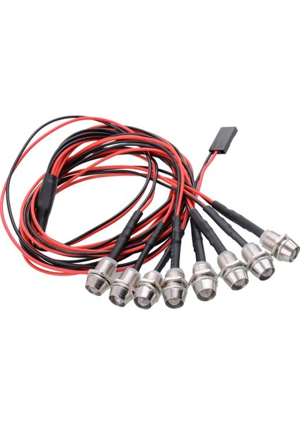 8pcs 1/5 1/8 1/10 1/12 1/16 Rc Model Araba Farları Için LED Işıkları Yükseltme (Yurt Dışından)