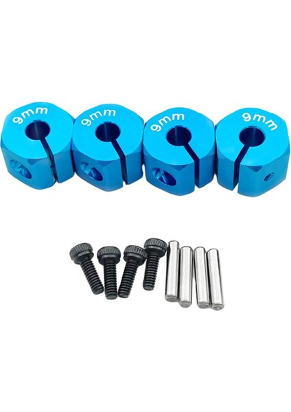 SCX10 CC01 Wraıth Için 4 1/10 Hex Tekerlek Hub'ları Set 90027 90034 Off Road Araba 9mm Mavi (Yurt Dışından) fırsatları