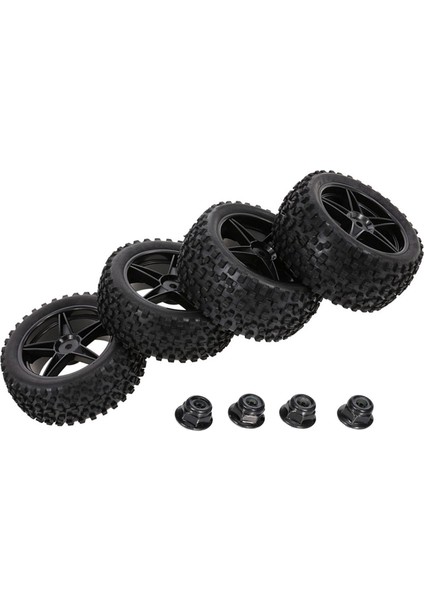 Rc 1/10 Lastik Lastikler Süper Yumuşak Tekerlek Jant Hpı Tırmanma Paletli Parçalar Için A (Yurt Dışından)