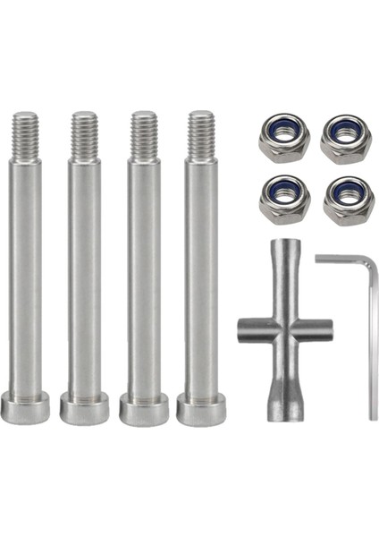 10X Rc Araba Metal Cıvata M3 Somun Anahtarı Kitleri X-Maxx 8s 1: 5 Rc Için Yükseltmeler Set (Yurt Dışından)