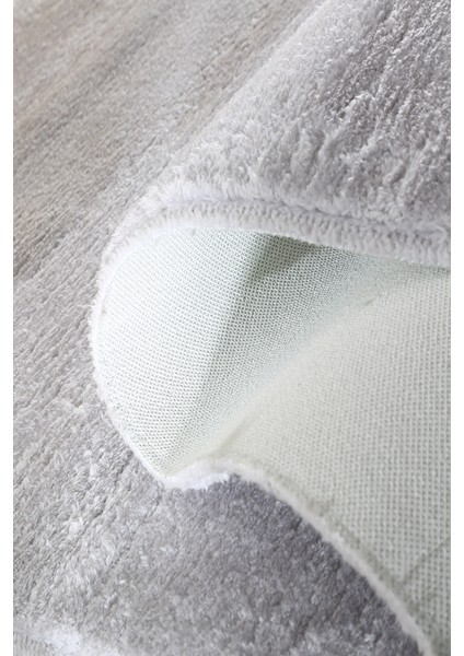 Peluş Post Kaymaz Taban Yolluk Halı Gri fiyatları