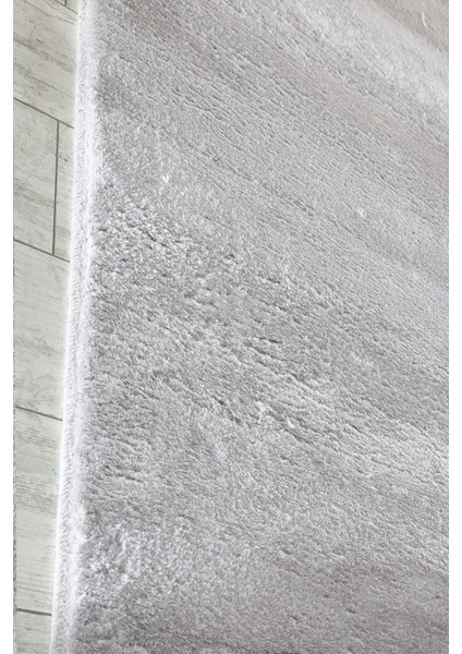 Peluş Post Kaymaz Taban Yolluk Halı Gri modelleri