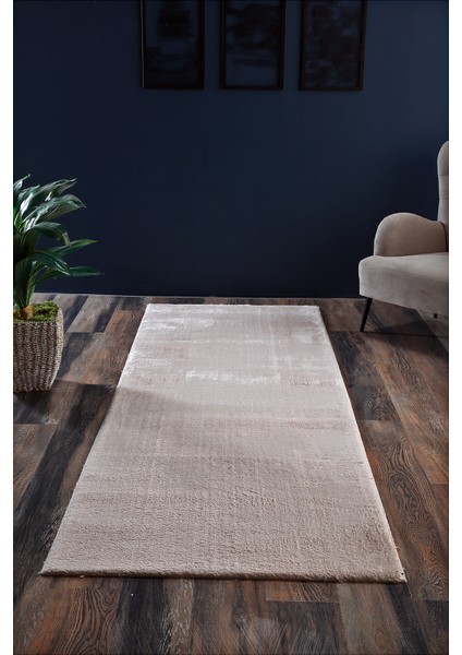 Peluş Post Kaymaz Taban Yolluk Halı Vizon