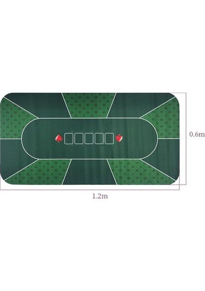 Standart Poker Masa Düzeni Siyahjack Kumar Masa Mat Pad Aksesuar 120X60 cm (Yurt Dışından) fırsatları