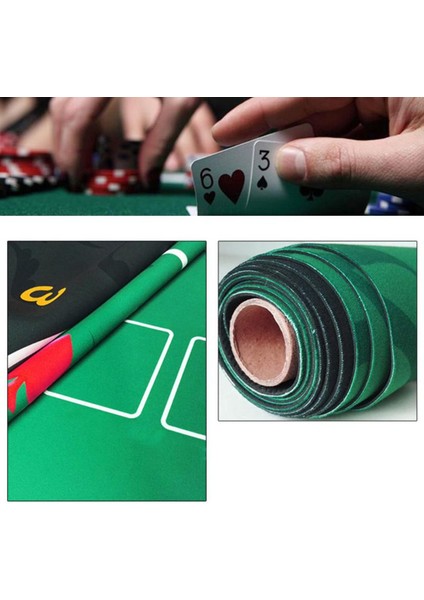 Standart Poker Masa Düzeni Siyahjack Kumar Masa Mat Pad Aksesuar 120X60 cm (Yurt Dışından) indirimleri