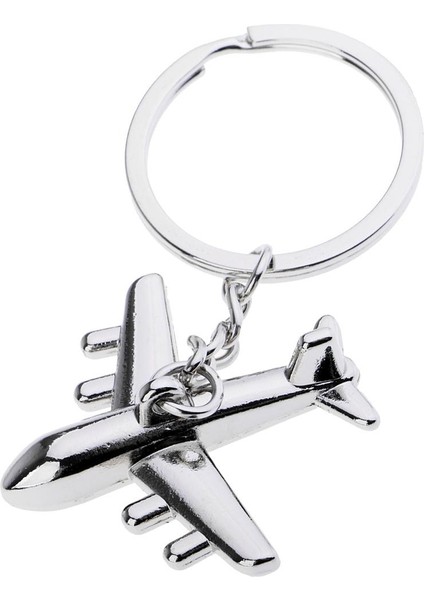 Cilalı Gümüş Uçak Uçak Anahtarlık Düzlem Model Metal Charms Anahtarlık (Yurt Dışından) indirimleri