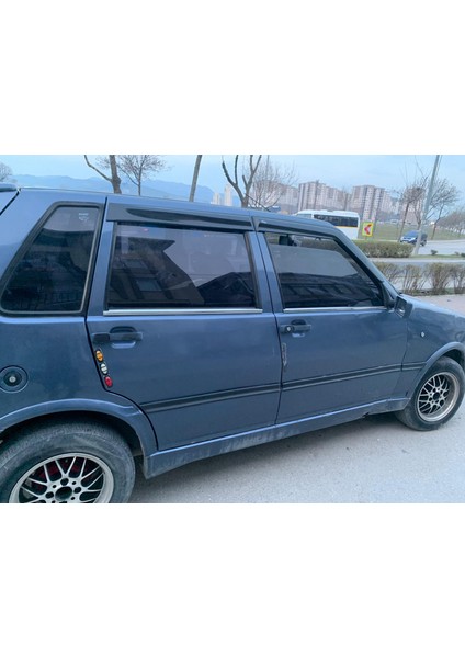 Fiat Uno Cam Çıtası Krom Paslanmaz Çelik 4 Parça