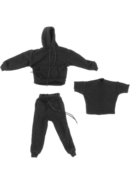 3 Adet / Takım 1: 6 Ölçekli Mans Sweatshirt Kıyafet Bbı Ht Ph 12 '' Aksiyon Figürleri Için (Yurt Dışından)