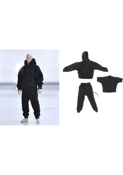 3 Adet / Takım 1: 6 Ölçekli Mans Sweatshirt Kıyafet Bbı Ht Ph 12 '' Aksiyon Figürleri Için (Yurt Dışından)