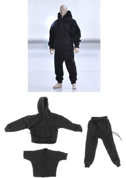 3 Adet / Takım 1: 6 Ölçekli Mans Sweatshirt Kıyafet Bbı Ht Ph 12 '' Aksiyon Figürleri Için (Yurt Dışından)