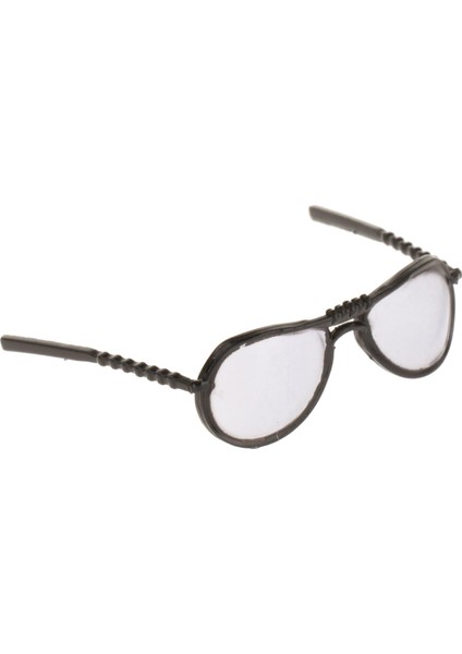 1: 6 Klasik Moda Güneş Gözlüğü 12 '' Aksiyon Figürleri Erkek ve Kadın Kostüm F02 Siyah (Yurt Dışından)