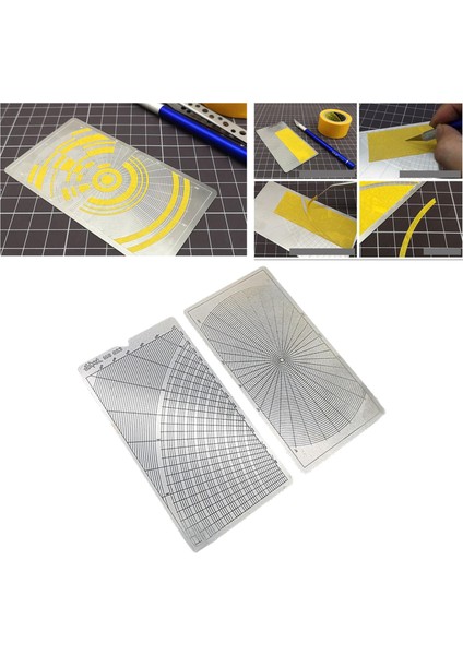 Hobi Araçları Paslanmaz Çelik Maskeleme Stencil Ark Kesme Mat Çift Taraflı (Yurt Dışından) modelleri