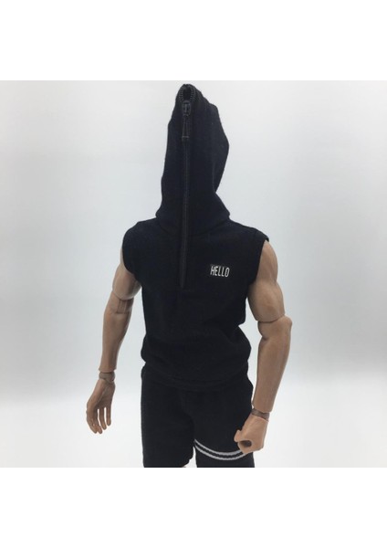 1: 6 Erkek Bebek Dikişsiz Vücut Kolsuz Hoodie Kazak Için 12 '' Dragon Oyuncak (Yurt Dışından)