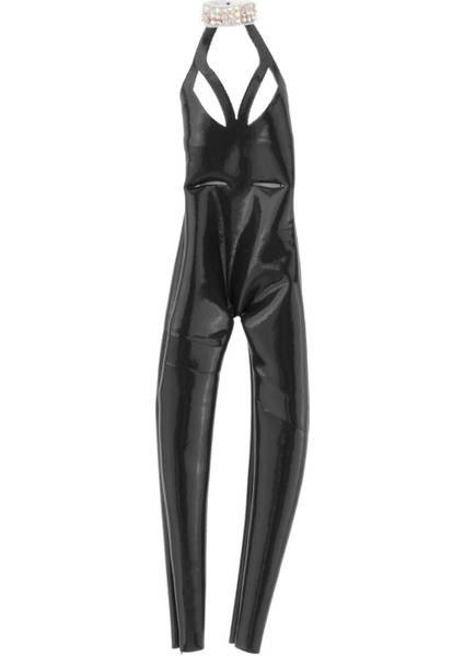 1/6 Ölçekli Kadın Tulumlar Bezi Uyar 12 Inç Action Figure Vücut Moda Siyah (Yurt Dışından)