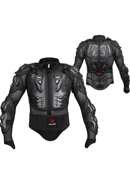 Sulaıte Sonbahar Koruyucu Kış Motosiklet Mont - Siyah (Yurt Dışından)