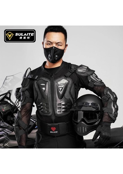 Sulaıte Sonbahar Koruyucu Kış Motosiklet Mont - Siyah (Yurt Dışından) fırsatları