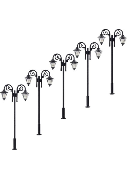 5x 1:87 Model Mini Mikro Işıklar Kum Masa Binaları Düzeni Dekor 6.5 cm (Yurt Dışından)