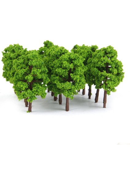 80 Parça Mini Model Ağaçları 1/150 Ölçekli Dıy Düzeni Park Bahçe Sahte Bitkiler (Yurt Dışından) modelleri