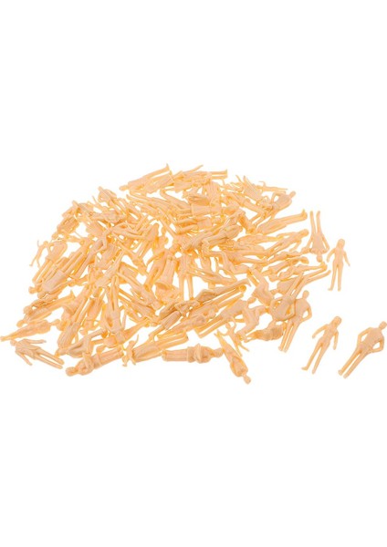 50 Adet Insanlar Action Figure Mini Yolcu Modeli Sokak Manzarası Boyasız (Yurt Dışından)