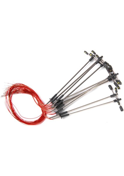 10X Model Çift Kafa LED Işıkları Lamppost Street Park Layout Manzara 1: 150 N (Yurt Dışından)