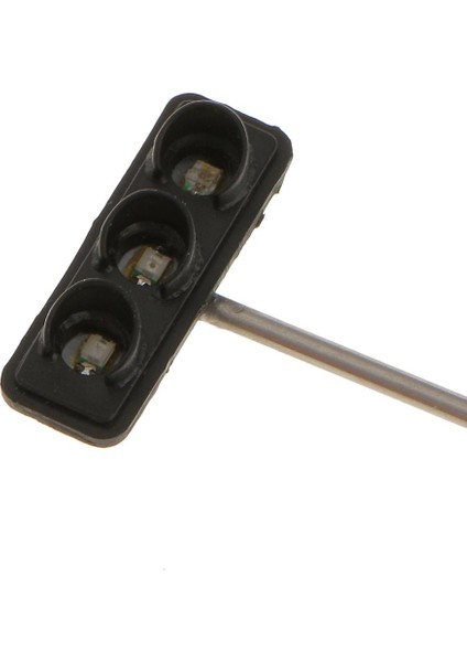 3 Trafik Işığı Ho Oo Ölçekli Model Demiryolu Geçiş LED Sokak Sinyali 7 cm 4 # (Yurt Dışından)