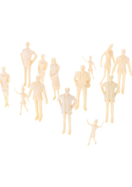 20 Adet Boyasız Düzeni Tren Insanlar Rakamlar 1:30 G Ölçek Eğlenceli Dıy Boya Modeli Yeni (Yurt Dışından)