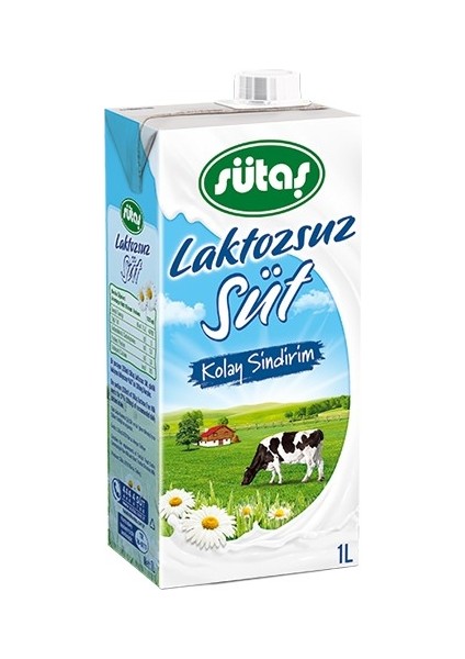 Sütaş Laktozsuz Süt (1 L)