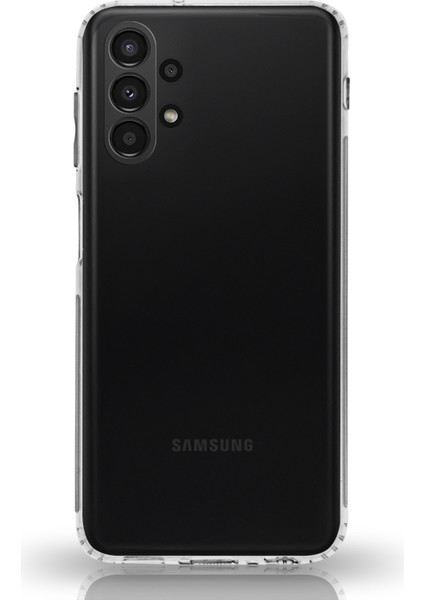 Samsung Galaxy A13 4g Tıpalı Kamera Korumalı Şeffaf Premier ile Uyumlu Kılıf