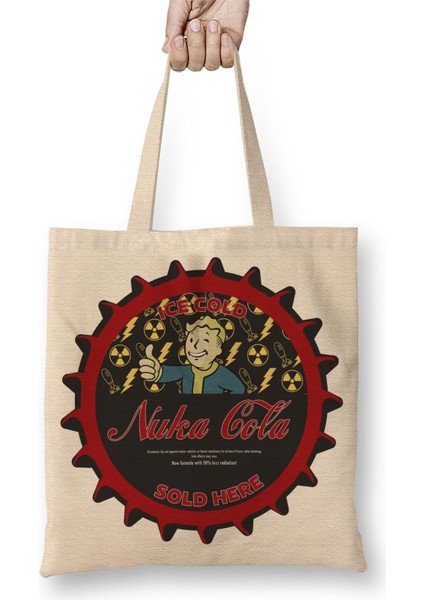 Nuka Cola Bottle Bez Çanta Uzun Saplı