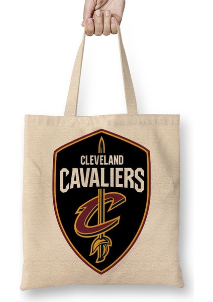 Cleveland Cavaliers Logo Bez Çanta Uzun Saplı