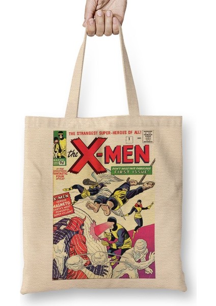 Xmen Fırst Bez Çanta Uzun Saplı