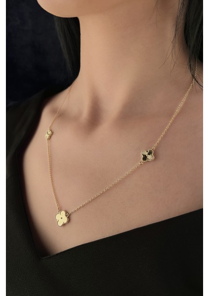 14 Ayar Altın 3'lü Şans Yoncası Set fiyatları