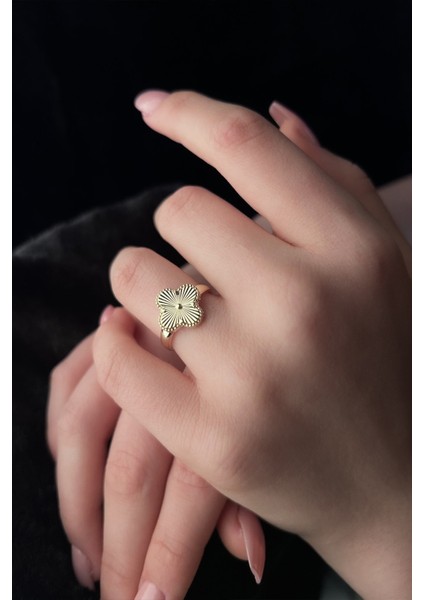 14 Ayar Altın 3'lü Şans Yoncası Set fırsatları