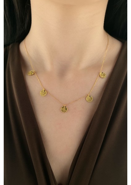 14 Ayar Altın Reşat Görünümlü Kolye fiyatları