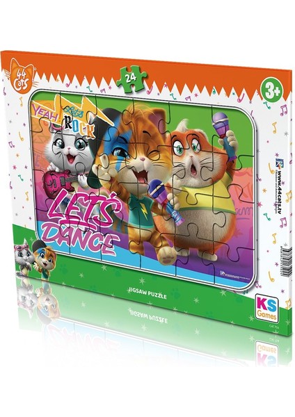 Bafi Kediler (44 Kedi/44 Cat-Buffy Kediler) Puzzle/yapboz 24 Parça