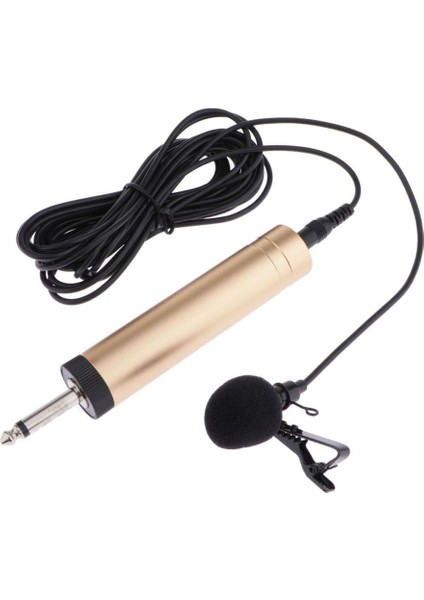 Amplifikatör Mikseri Için Lavalier Yaka Mikrofonu 6.5mm Çıkış Fişi (Yurt Dışından)
