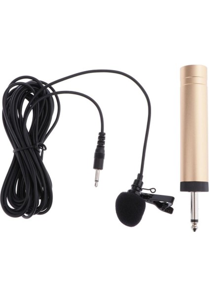 Amplifikatör Mikseri Için Lavalier Yaka Mikrofonu 6.5mm Çıkış Fişi (Yurt Dışından)