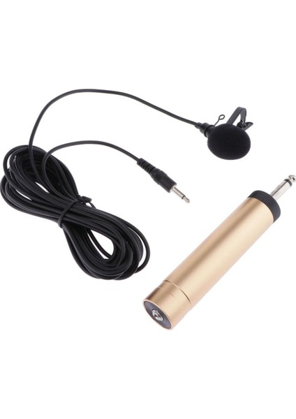 Amplifikatör Mikseri Için Lavalier Yaka Mikrofonu 6.5mm Çıkış Fişi (Yurt Dışından)