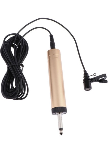 Amplifikatör Mikseri Için Lavalier Yaka Mikrofonu 6.5mm Çıkış Fişi (Yurt Dışından)