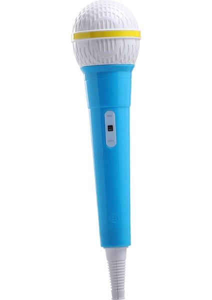 Mikrofon Renkli Aksesuarlar Çocuklar Karaoke Prop Mic Fantezi Elbise Mavi (Yurt Dışından)